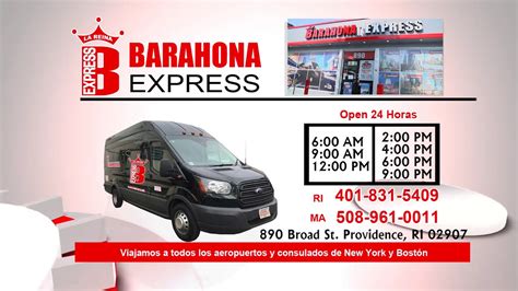 Barahona express - Address: 485 Cranston St Providence, RI, 02907-2746 United States. Phone: ? Website: www.barahonaexpress.com. Employees (this site): ? Actual. Employees (all sites): ? Actual. …